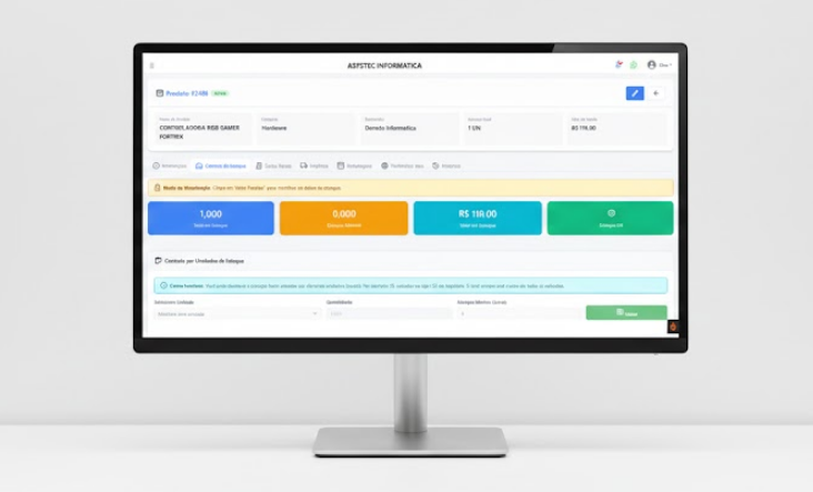 Monitor de Estoque Asystec Gestão